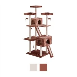 Frisco 72-in Large Base Faux Fur Cat Tree & Condo 11 Frisco 72-in Large Base Faux Fur Cat Tree & Condo -Meowverse Store 101809 PT5. AC SS1800 V1584453202