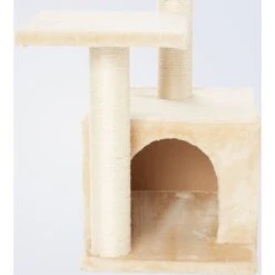 Frisco 28-in Faux Fur Cat Tree & Condo -Meowverse Store 128073 PT3. AC SS1800 V1584452434
