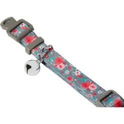 Frisco Rose Polyester Breakaway Cat Collar With Bell -Meowverse Store 153160 PT2. AC SS1800 V1701796877