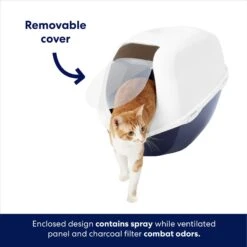 Frisco Hooded Cat Litter Box -Meowverse Store 153376 PT2. AC SS1800 V1675279932