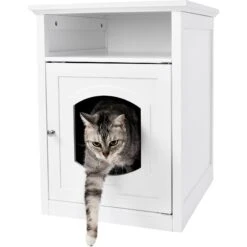 Frisco Decorative Side Table Cat Litter Box Cover -Meowverse Store 156786 PT2. AC SS1800 V1569621552