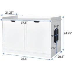 Frisco Decorative Bench Cat Litter Box Cover 9 Frisco Decorative Bench Cat Litter Box Cover -Meowverse Store 156788 PT3. AC SS1800 V1570480071