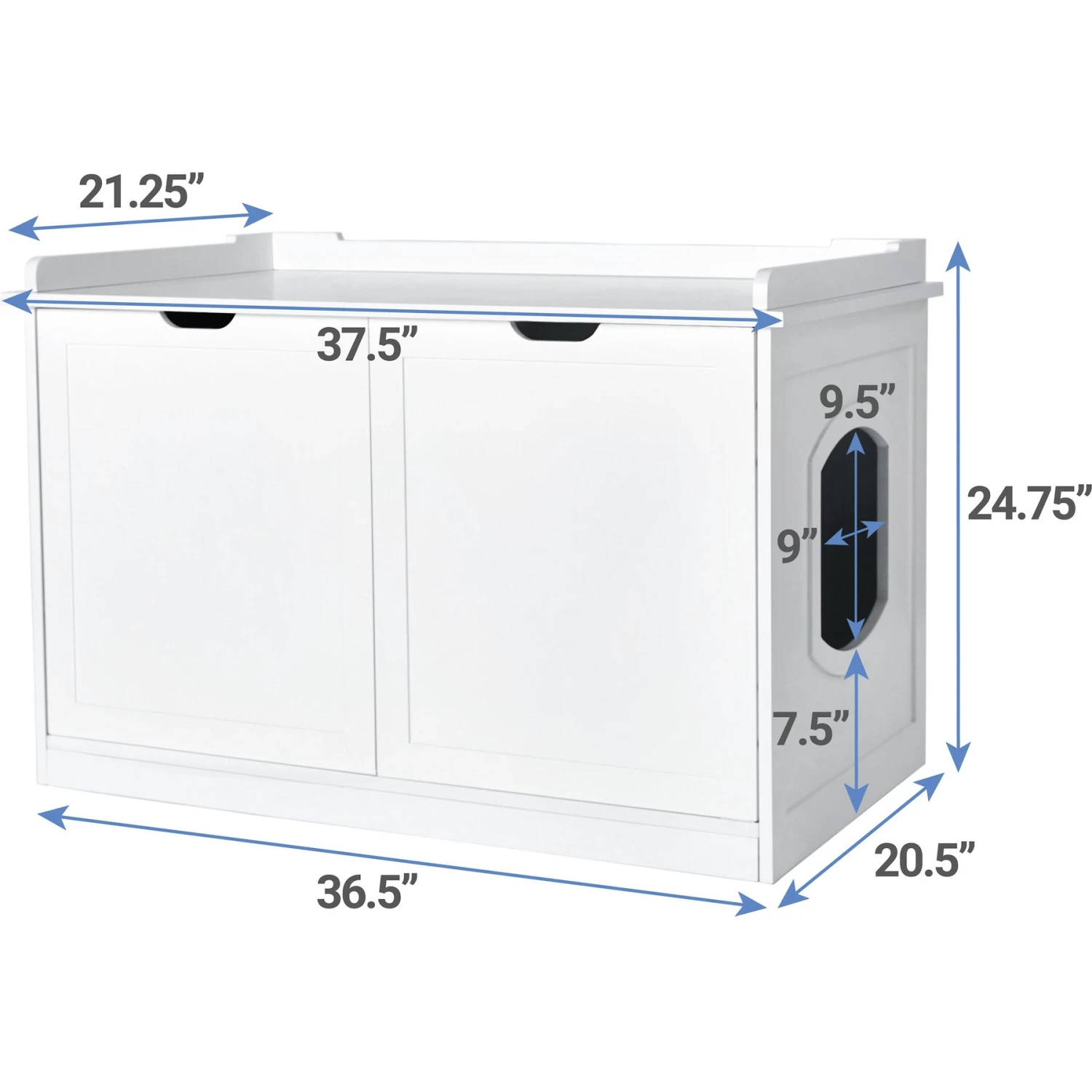 Frisco Decorative Bench Cat Litter Box Cover 4 Frisco Decorative Bench Cat Litter Box Cover - Image 4