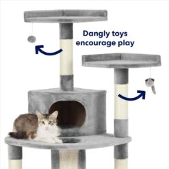 Frisco 48-in Faux Fur Cat Tree & Condo -Meowverse Store 163748 PT2. AC SS1800 V1667227026