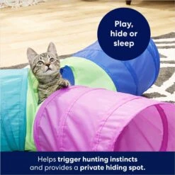 Frisco Foldable Play Tri-Tunnel Cat Toy -Meowverse Store 166382 PT2. AC SS1800 V1682976333