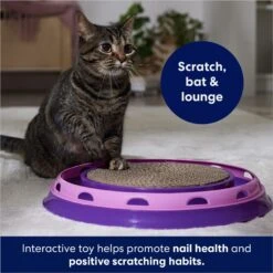 Frisco Scratch & Roll Scratcher Cat Toy With Catnip -Meowverse Store 166516 PT4. AC SS1800 V1686580077