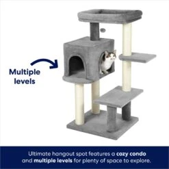 Frisco 48-in Heavy Duty Faux Fur Cat Tree & Condo 7 Frisco 48-in Heavy Duty Faux Fur Cat Tree & Condo -Meowverse Store 169399 PT2. AC SS1800 V1667228270