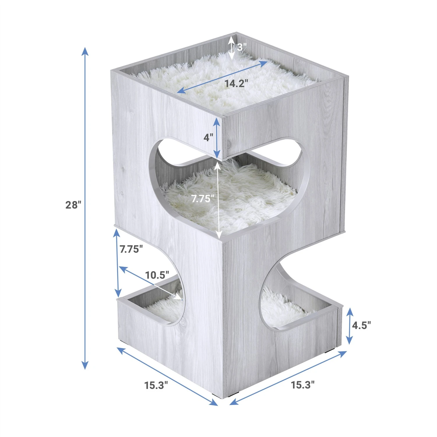 Frisco 28-in Modern Cat Tree & Condo 2 Frisco 28-in Modern Cat Tree & Condo - Image 2