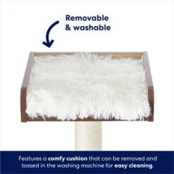 Frisco 62-in Modern Cat Tree & Condo -Meowverse Store 177901 PT4. AC SS1800 V1667227997