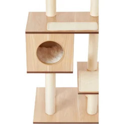 Frisco 47.5-in Modern Cat Tree & Condo -Meowverse Store 177904 PT2. AC SS1800 V1584452278