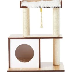 Frisco 28.5-in Modern Cat Tree & Condo -Meowverse Store 177907 PT3. AC SS1800 V1584452593
