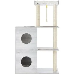 Frisco 52-in Modern Cat Tree & Condo -Meowverse Store 177911 PT4. AC SS1800 V1584453188