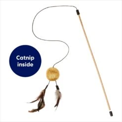 Frisco Sparkle Ball Teaser Wand Cat Toy With Catnip -Meowverse Store 183254 PT2. AC SS1800 V1686579565