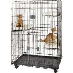 Frisco Collapsible Wire Cat Cage Playpen -Meowverse Store 185867 PT2. AC SS1800 V1575993177