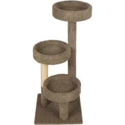 Frisco 50-in Real Carpet Wooden Cat Tree -Meowverse Store 208930 PT4. AC SS1800 V1589221429