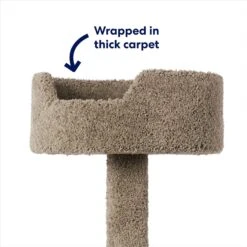 Frisco 65-in Real Carpet Wooden Cat Tree -Meowverse Store 208934 PT2. AC SS1800 V1667229260