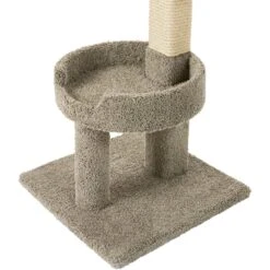 Frisco 30-in Real Carpet Wooden Cat Tree -Meowverse Store 208964 PT4. AC SS1800 V1589221684