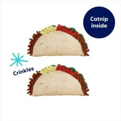 Frisco Taco Plush Cat Toy With Catnip -Meowverse Store 213856 PT2. AC SS1800 V1691784248