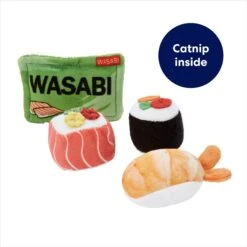 Frisco Sushi Plush Cat Toy With Catnip -Meowverse Store 213910 PT2. AC SS1800 V1691783971