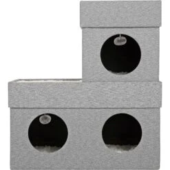 Frisco Single Cube Stackable And Collapsible Cat Condo -Meowverse Store 214367 PT6. AC SS1800 V1589908927