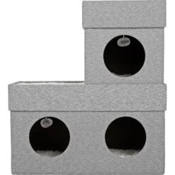 Frisco Double Cube Stackable And Collapsible Cat Condo -Meowverse Store 214369 PT6. AC SS1800 V1589908944