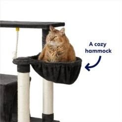 Frisco 66-in Cat Tree With Bed, Condo, Lounge Basket & Top Perch -Meowverse Store 214381 PT2. AC SS1800 V1667229521