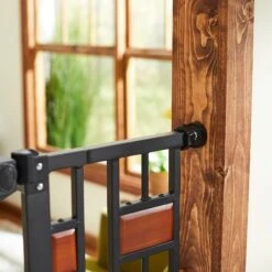 Frisco Wood Accents Extra Tall Auto-close Dog Gate 7 Frisco Wood Accents Extra Tall Auto-close Dog Gate -Meowverse Store 221968 PT3. AC SS1800 V1595282171