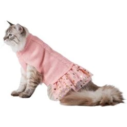 Frisco Cable Knit Dog & Cat Sweater Dress -Meowverse Store 223706 PT2. AC SS1800 V1608819438