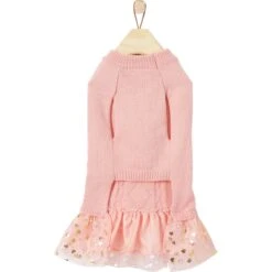 Frisco Cable Knit Dog & Cat Sweater Dress -Meowverse Store 223706 PT4. AC SS1800 V1599055287