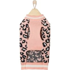 Frisco Leopard Print Dog & Cat Sweater -Meowverse Store 223755 PT4. AC SS1800 V1599508593