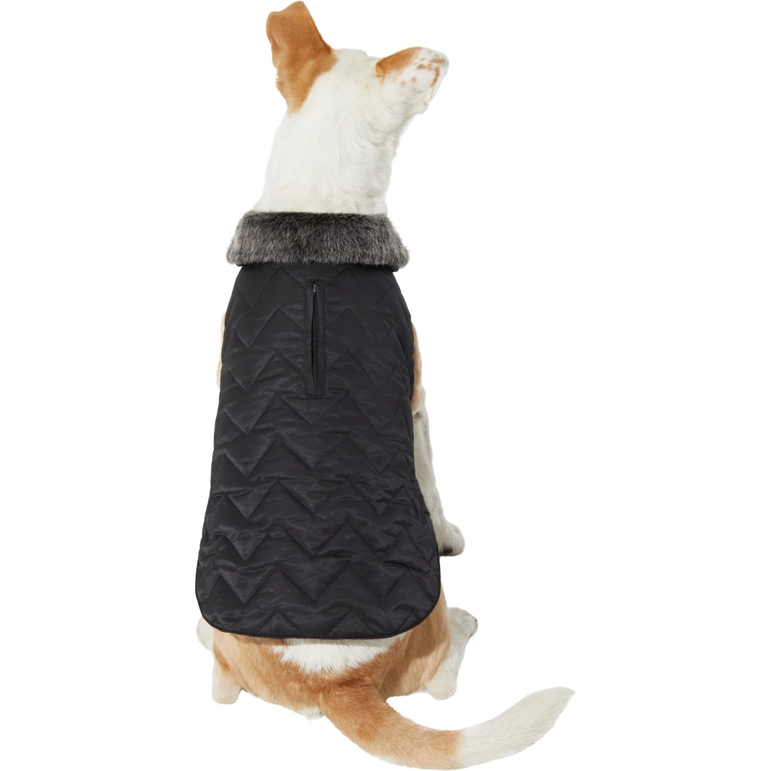 Frisco Mediumweight Chevron Insulated Quilted Dog & Cat Coat 1 Frisco Mediumweight Chevron Insulated Quilted Dog & Cat Coat