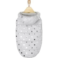 Frisco Mediumweight Silver Polka Dotted Insulated Dog & Cat Coat 10 Frisco Mediumweight Silver Polka Dotted Insulated Dog & Cat Coat -Meowverse Store 224017 PT3. AC SS1800 V1600728075