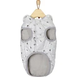 Frisco Mediumweight Silver Polka Dotted Insulated Dog & Cat Coat 11 Frisco Mediumweight Silver Polka Dotted Insulated Dog & Cat Coat -Meowverse Store 224017 PT4. AC SS1800 V1600732878