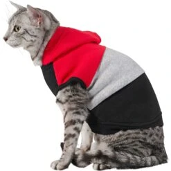 Frisco Colorblock Dog & Cat Sleeveless Hoodie -Meowverse Store 224263 PT3. AC SS1800 V1637677889
