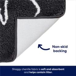 Frisco Microfiber Chenille Fish Bone Litter Mat 8 Frisco Microfiber Chenille Fish Bone Litter Mat -Meowverse Store 236242 PT2. AC SS1800 V1676556263