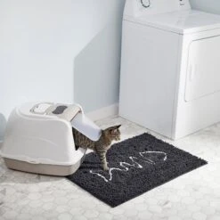 Frisco Microfiber Chenille Fish Bone Litter Mat 10 Frisco Microfiber Chenille Fish Bone Litter Mat -Meowverse Store 236242 PT4. AC SS1800 V1606833806