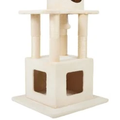 Frisco 54 In Faux Fur Cat Tree & Condo -Meowverse Store 236551 PT4. AC SS1800 V1637693844