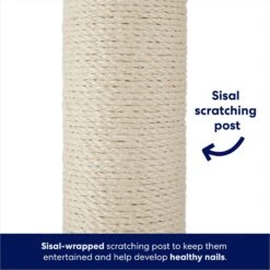 Frisco 35-in Heavy Duty Sisal Cat Scratching Post With Toy -Meowverse Store 238150 PT2. AC SS1800 V1667227026