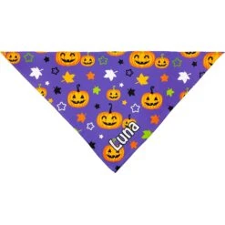 Frisco Halloween Pumpkins Personalized Dog & Cat Bandana -Meowverse Store 242815 PT3. AC SS1800 V1618511830