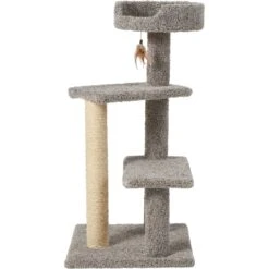 Frisco 41.5-in Real Carpet Wooden Cat Tree 9 Frisco 41.5-in Real Carpet Wooden Cat Tree -Meowverse Store 244527 PT3. AC SS1800 V1603202563