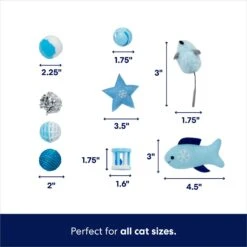 Frisco Holiday Stocking Variety Pack Cat Toy With Catnip, 25 Count -Meowverse Store 244939 PT2. AC SS1800 V1694809487