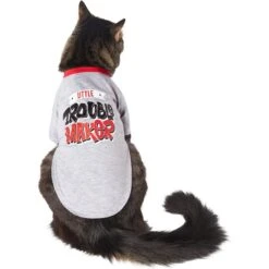 Frisco Little Trouble Maker Dog & Cat T-Shirt -Meowverse Store 248639 PT2. AC SS1800 V1644959814