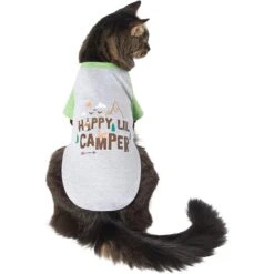 Frisco Happy Lil' Camper Dog & Cat T-Shirt 9 Frisco Happy Lil' Camper Dog & Cat T-Shirt -Meowverse Store 248789 PT2. AC SS1800 V1644959832