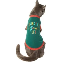 Frisco Living The Good Life Dog & Cat T-Shirt 8 Frisco Living The Good Life Dog & Cat T-Shirt -Meowverse Store 248973 PT2. AC SS1800 V1644959792