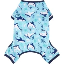 Frisco Happy Shark Dog & Cat Jersey PJs 9 Frisco Happy Shark Dog & Cat Jersey PJs -Meowverse Store 249122 PT3. AC SS1800 V1614006406