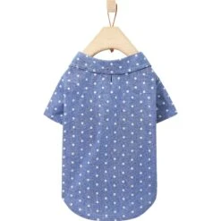 Frisco Polka Dot Chambray Dog & Cat Button Up Shirt 12 Frisco Polka Dot Chambray Dog & Cat Button Up Shirt -Meowverse Store 249162 PT4. AC SS1800 V1624607854