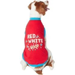 Frisco Red, White & Boop Dog & Cat T-Shirt -Meowverse Store 249242 PT3. AC SS1800 V1624598568