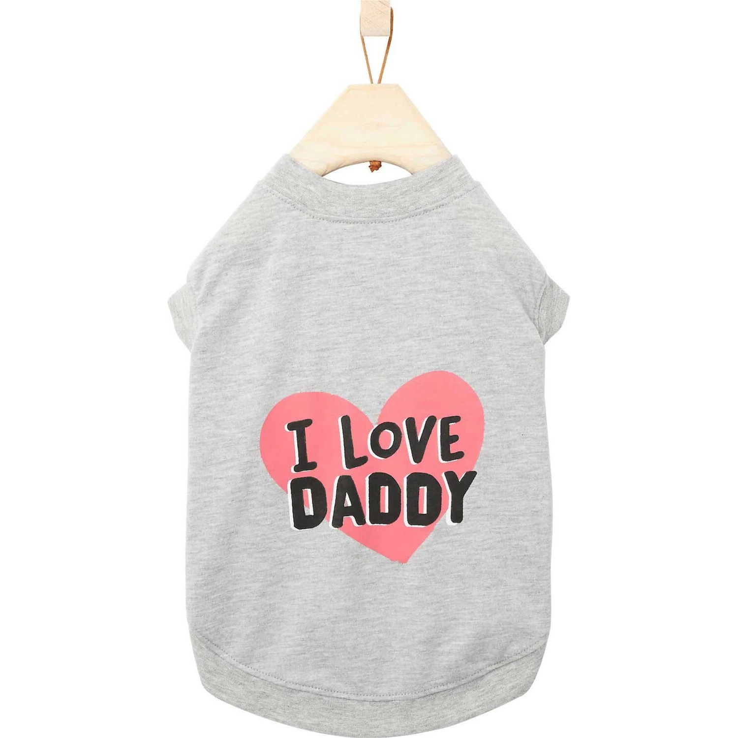 Frisco I Love Daddy Dog & Cat T-Shirt, Gray 1 Frisco I Love Daddy Dog & Cat T-Shirt, Gray