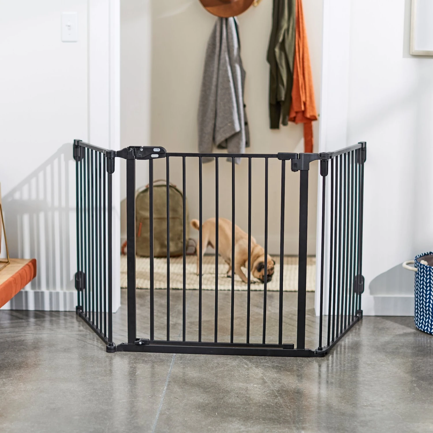 Frisco Steel 3-Panel Configurable Dog Gate, 30-in 4 Frisco Steel 3-Panel Configurable Dog Gate, 30-in - Image 4