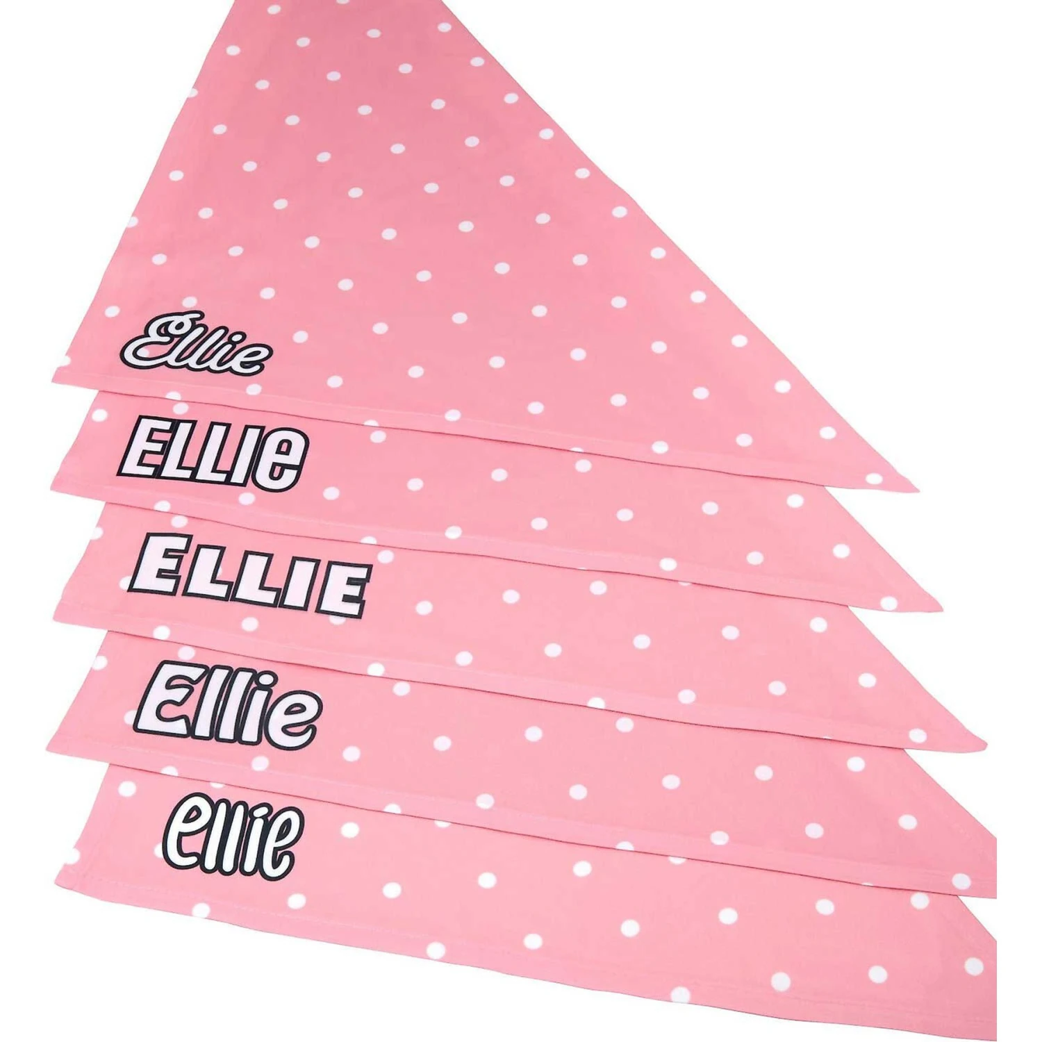 Frisco Polka Dot Personalized Dog & Cat Bandana 5 Frisco Polka Dot Personalized Dog & Cat Bandana - Image 5